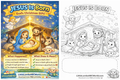 Free Christmas Printable for Kids | Birth of Jesus Bible Activity + Coloring Page (Christian Learning)