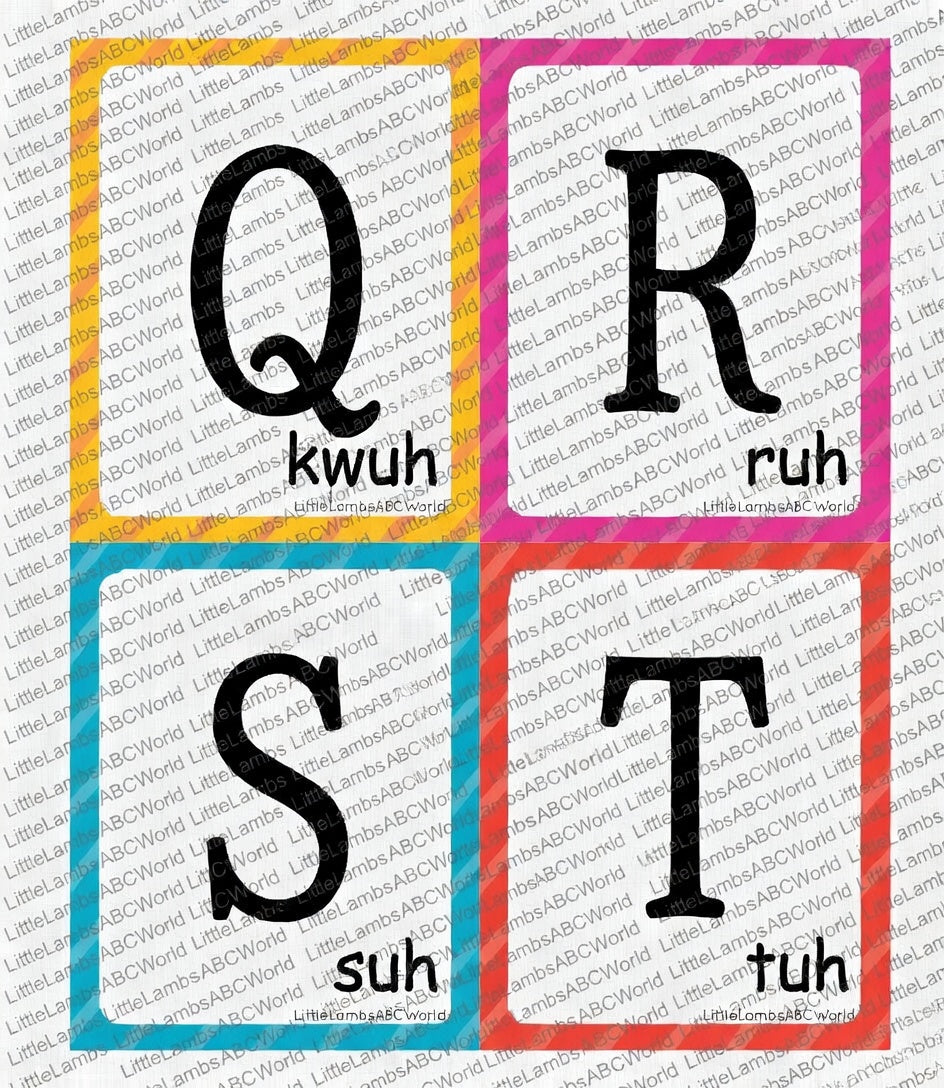 Alphabet Letter Sound Cards – A–Z Printable Set