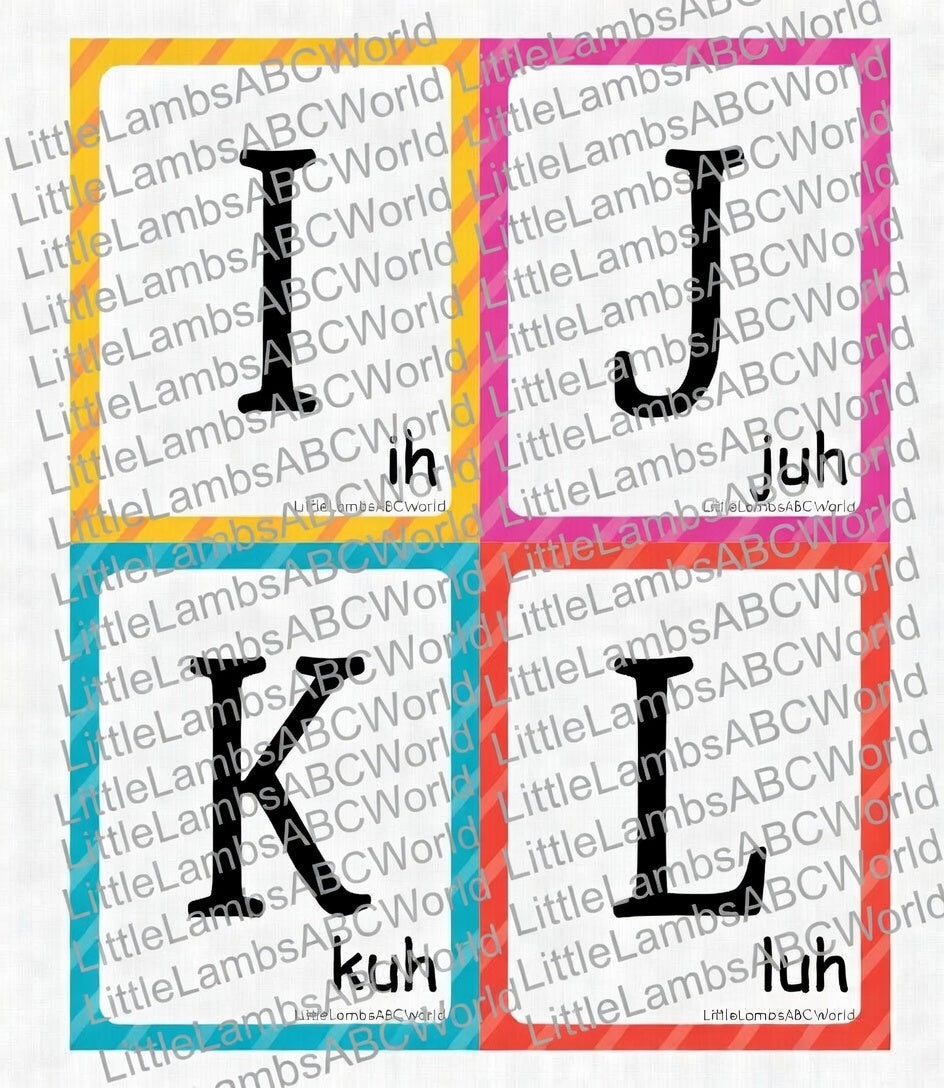 Alphabet Letter Sound Cards – A–Z Printable Set