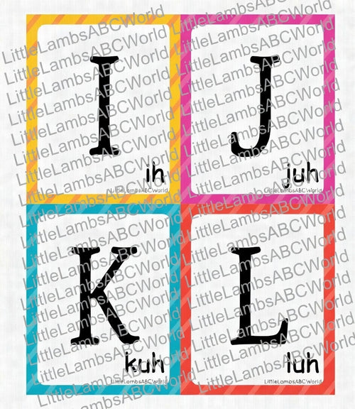 Alphabet Letter Sound Cards – A–Z Printable Set