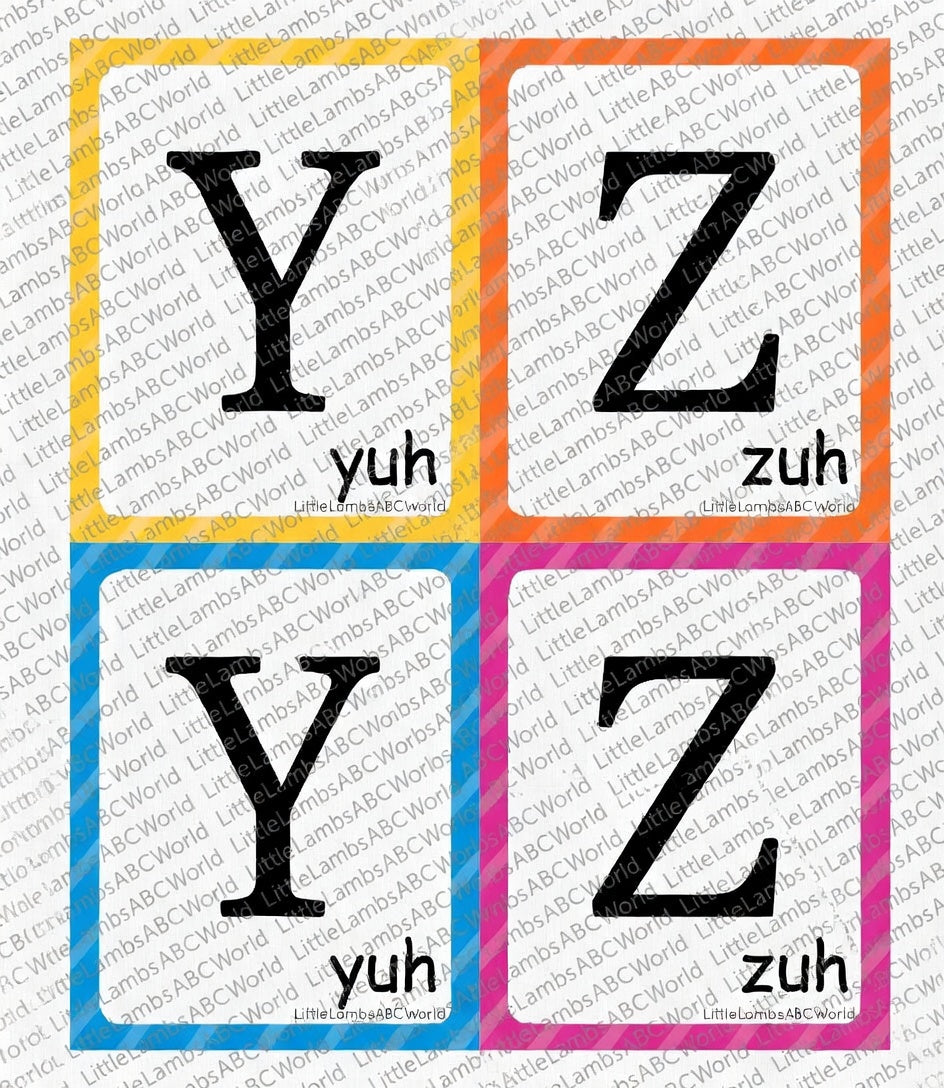 Alphabet Letter Sound Cards – A–Z Printable Set