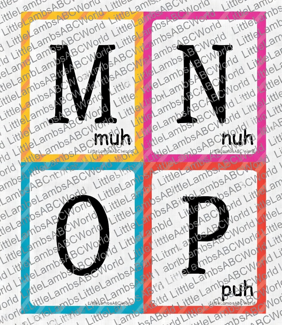 Alphabet Letter Sound Cards – A–Z Printable Set