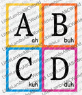 Alphabet Letter Sound Cards – A–Z Printable Set