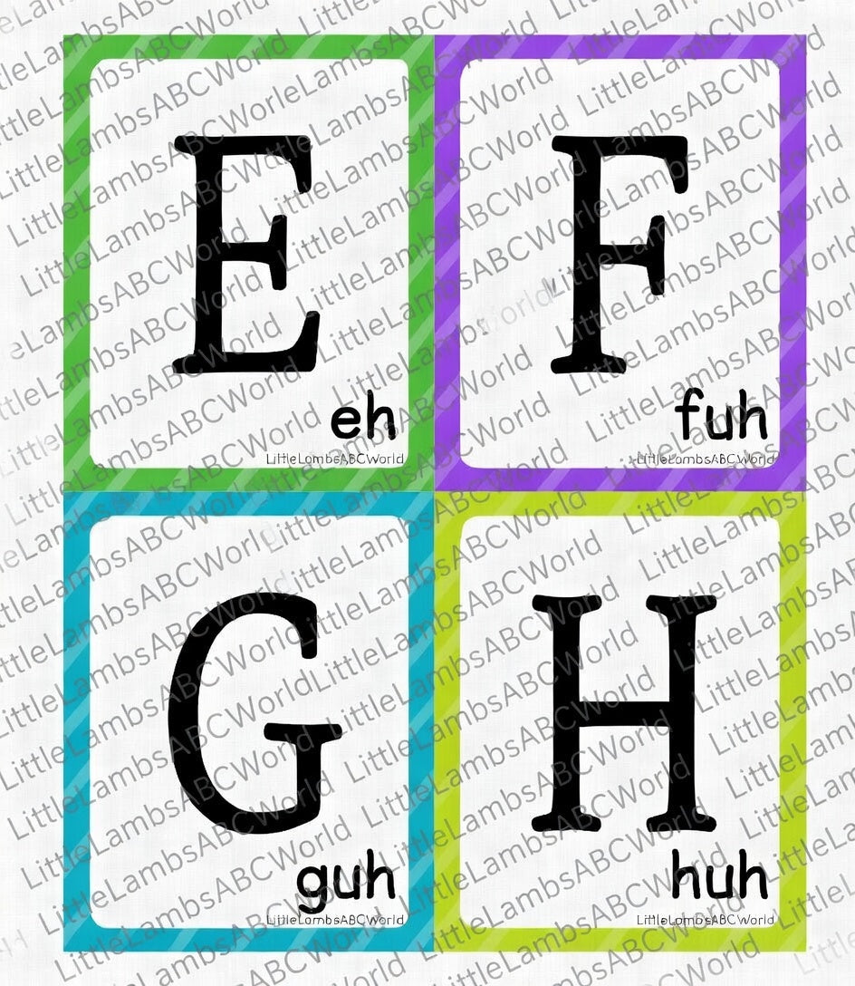 Alphabet Letter Sound Cards – A–Z Printable Set